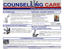 Tablet Screenshot of counselling-care.it